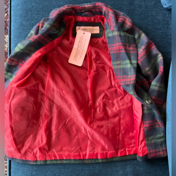 NEW with tags Plaid wool jacket - Picture 3 of 4